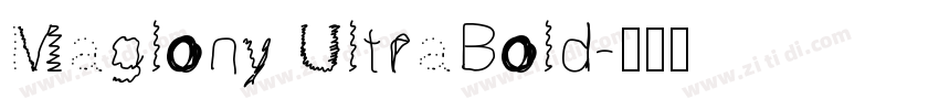 Maglony UltraBold字体转换